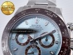 Daytona 116506 Clean 1:1 Best Edition Ice Blue Dial Markers on SS Bracelet SA4130 v2 - Görsel 6