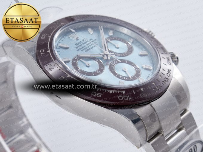 Daytona 116506 Clean 1:1 Best Edition Ice Blue Dial Markers on SS Bracelet SA4130 v2 - Görsel 7