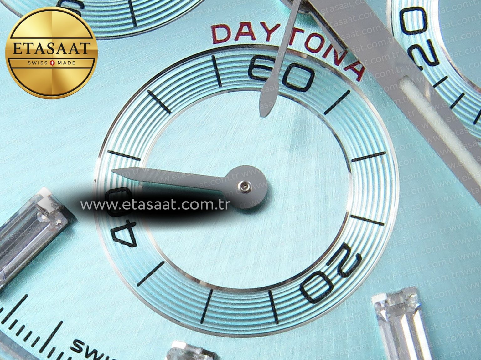 Daytona 116506 QF 1:1 Best Edition Ice Blue Dial Crystal Markers on SS Bracelet SH4130 V3 (Gain Weight) - Görsel 12