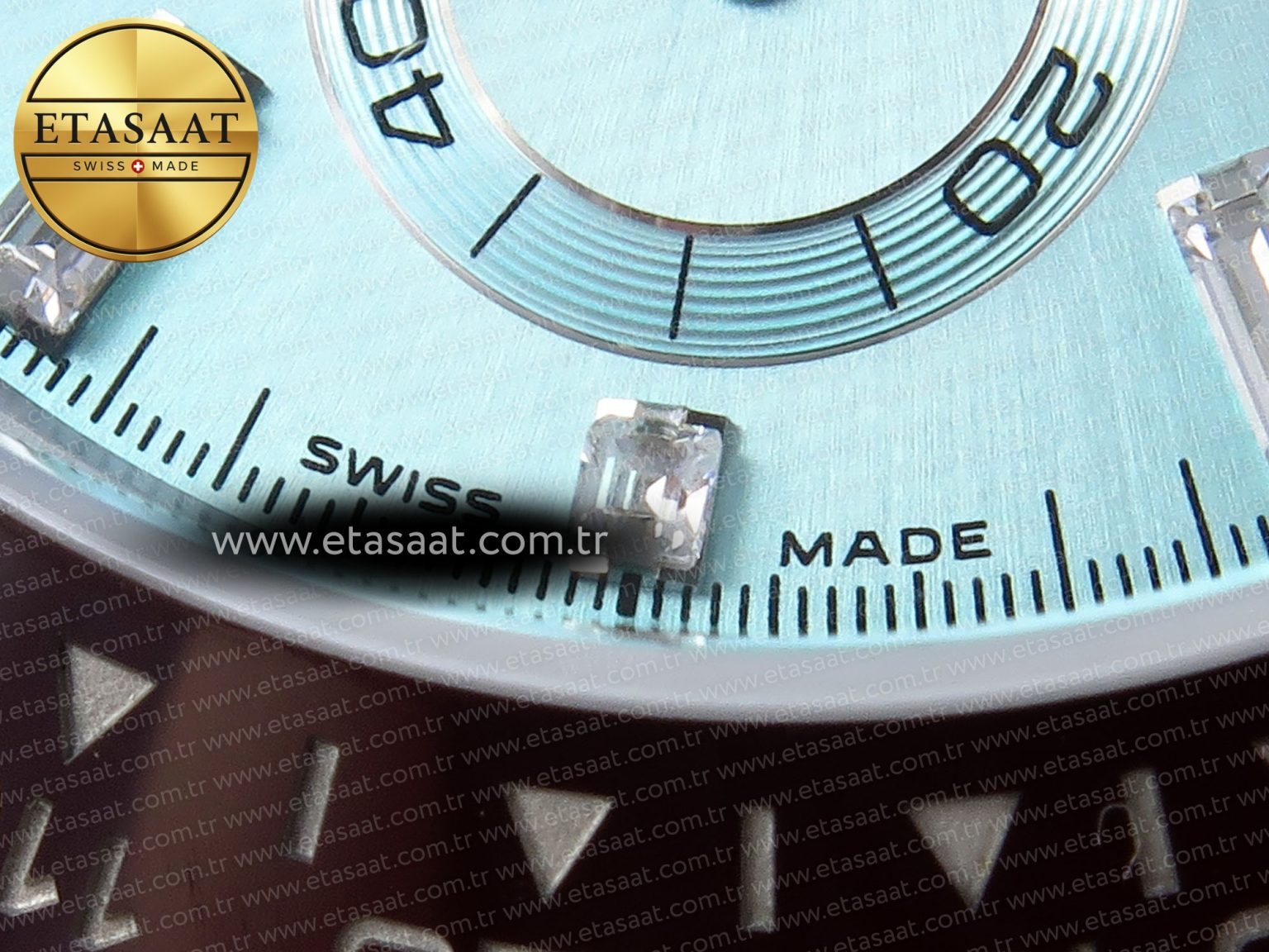 Daytona 116506 QF 1:1 Best Edition Ice Blue Dial Crystal Markers on SS Bracelet SH4130 V3 (Gain Weight) - Görsel 13