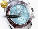 Daytona 116506 QF 1:1 Best Edition Ice Blue Dial Crystal Markers on SS Bracelet SH4130 V3 (Gain Weight) - Görsel 5