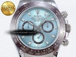 Daytona 116506 QF 1:1 Best Edition Ice Blue Dial Lume Markers on SS Bracelet SH4130 V3 (Gain Weight) - Görsel 4
