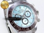 Daytona 116506 QF 1:1 Best Edition Ice Blue Dial Lume Markers on SS Bracelet SH4130 V3 (Gain Weight) - Görsel 5