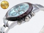 Daytona 116506 QF 1:1 Best Edition Ice Blue Dial Lume Markers on SS Bracelet SH4130 V3 (Gain Weight) - Görsel 8