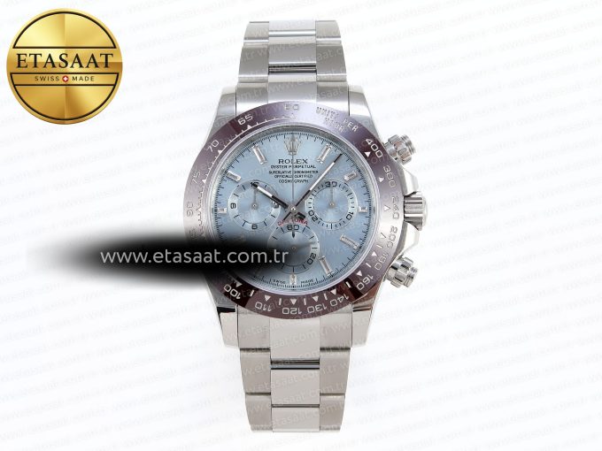 Daytona 116506 SS OMF Best Edition Ice Blue Crystal Dial on SS Bracelet A7750 (Slim Movement) - Görsel 3
