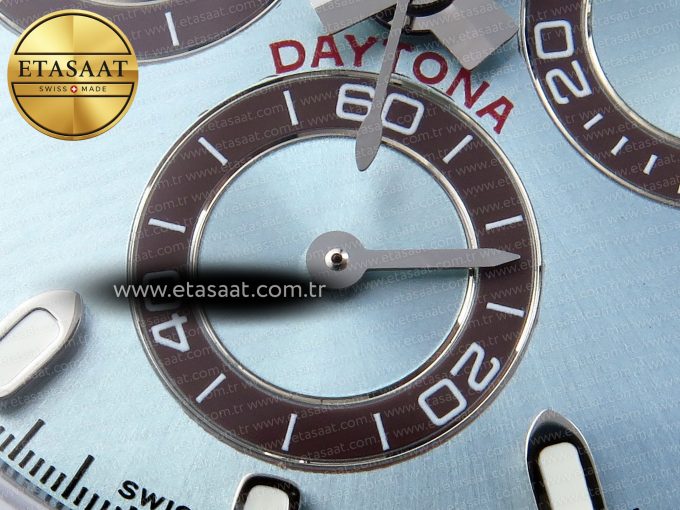 Daytona 116506 SS OMF Best Edition Ice Blue Dial on SS Bracelet A7750 (Slim Movement) - Görsel 12