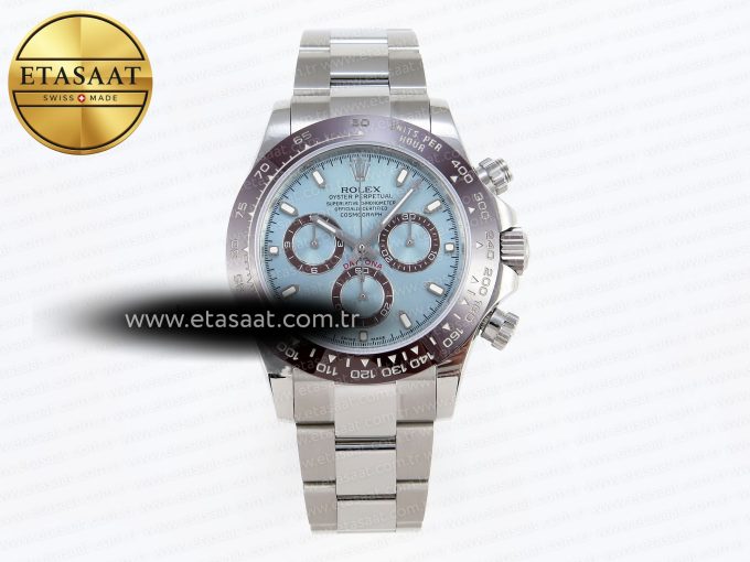 Daytona 116506 SS OMF Best Edition Ice Blue Dial on SS Bracelet A7750 (Slim Movement) - Görsel 3