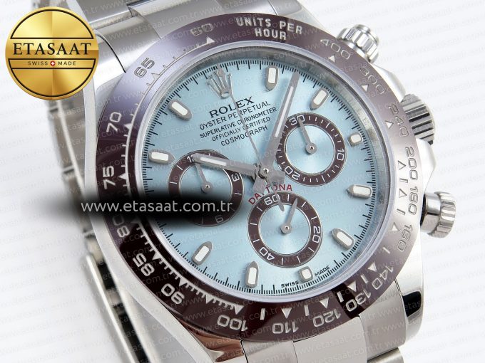 Daytona 116506 SS OMF Best Edition Ice Blue Dial on SS Bracelet A7750 (Slim Movement) - Görsel 5