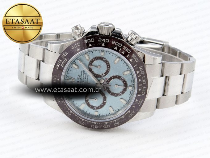 Daytona 116506 SS OMF Best Edition Ice Blue Dial on SS Bracelet A7750 (Slim Movement) - Görsel 6