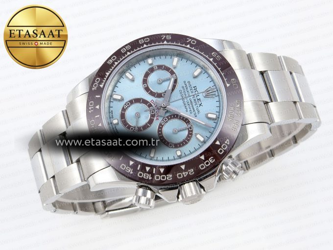 Daytona 116506 SS OMF Best Edition Ice Blue Dial on SS Bracelet A7750 (Slim Movement) - Görsel 7