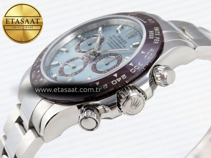 Daytona 116506 SS OMF Best Edition Ice Blue Dial on SS Bracelet A7750 (Slim Movement) - Görsel 8