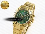 Daytona 116508 APSF 1:1 Best Edition Green Dial on YG Bracelet SH4130