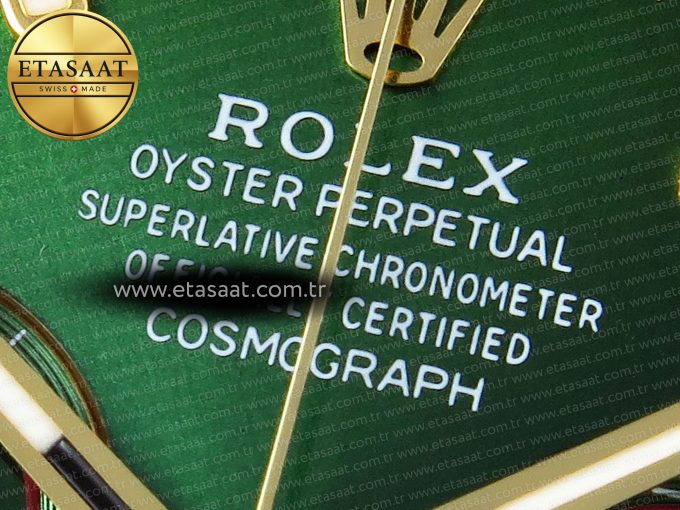 Daytona 116508 APSF 1:1 Best Edition Green Dial on YG Bracelet SH4130 - Görsel 10