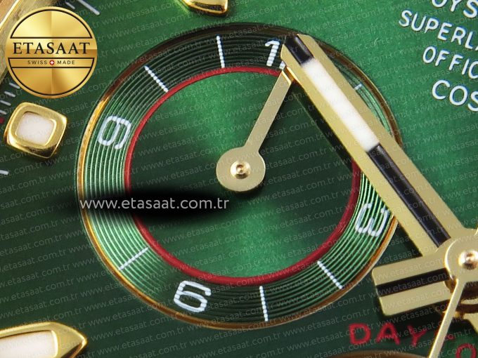 Daytona 116508 APSF 1:1 Best Edition Green Dial on YG Bracelet SH4130 - Görsel 14