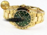 Daytona 116508 APSF 1:1 Best Edition Green Dial on YG Bracelet SH4130 - Görsel 6