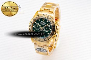 Daytona 116508 Clean Factory Best Edition 904L Steel Green Dial on YG Bracelet SA4130