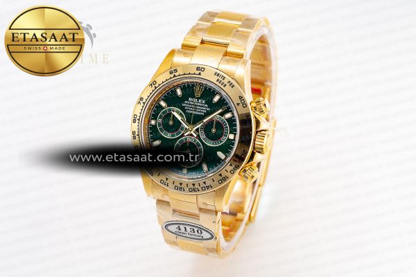 Daytona 116508 Clean Factory Best Edition 904L Steel Green Dial on YG Bracelet SA4130