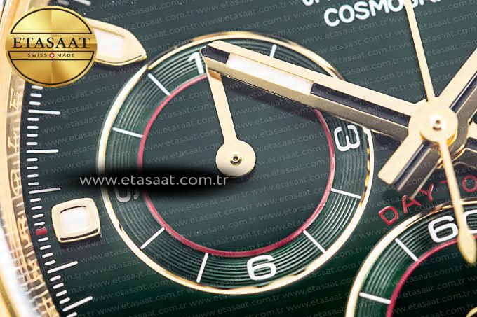Daytona 116508 Clean Factory Best Edition 904L Steel Green Dial on YG Bracelet SA4130 - Görsel 12
