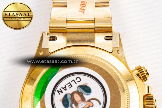Daytona 116508 Clean Factory Best Edition 904L Steel Green Dial on YG Bracelet SA4130 - Görsel 19
