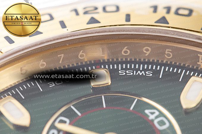 Daytona 116508 Clean Factory Best Edition 904L Steel Green Dial on YG Bracelet SA4130 - Görsel 7