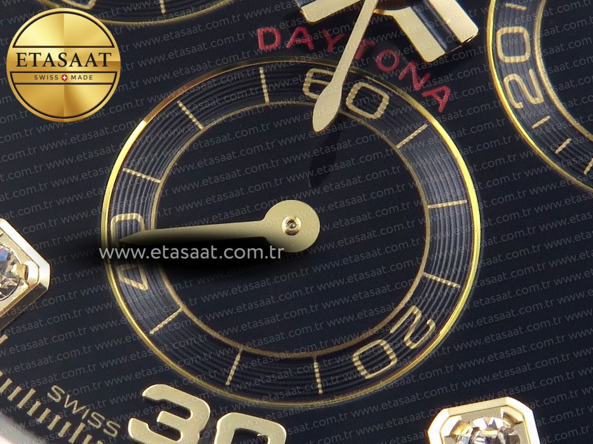 Rolex Daytona 116508 BLACK DIAMONDS SA4130 - Görsel 14