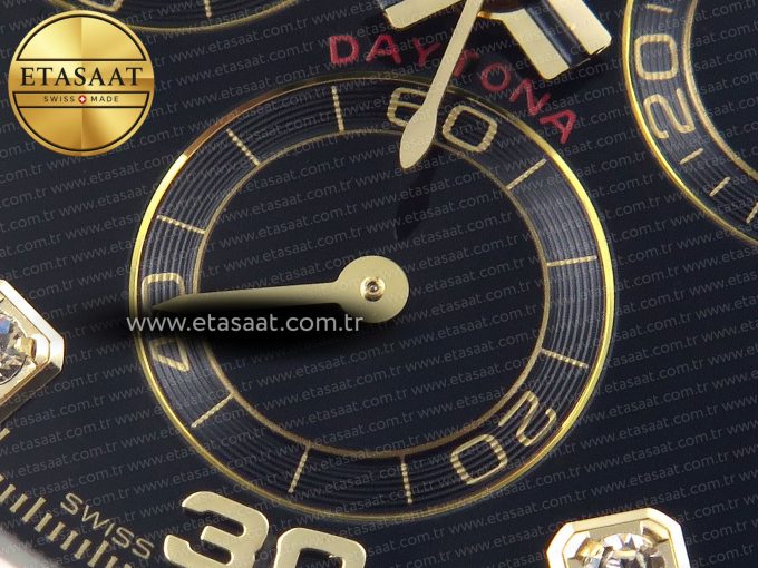 Rolex Daytona 116508 BLACK DIAMONDS SA4130 - Görsel 14