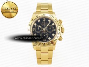 Rolex Daytona 116508 BLACK DIAMONDS SA4130 - Görsel 3