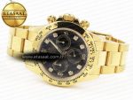 Rolex Daytona 116508 BLACK DIAMONDS SA4130 - Görsel 7