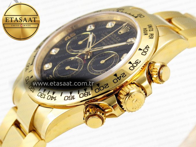 Rolex Daytona 116508 BLACK DIAMONDS SA4130 - Görsel 8