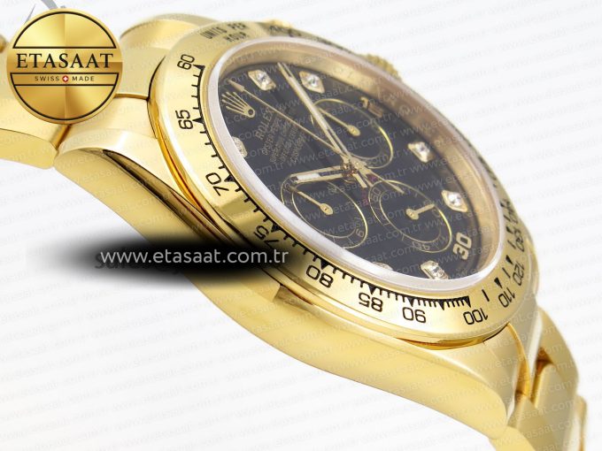 Rolex Daytona 116508 BLACK DIAMONDS SA4130 - Görsel 9