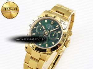 Rolex Daytona 116508 GREEN DIAL SA4130 - Görsel 2