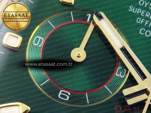 Rolex Daytona 116508 GREEN DIAL SA4130 - Görsel 20
