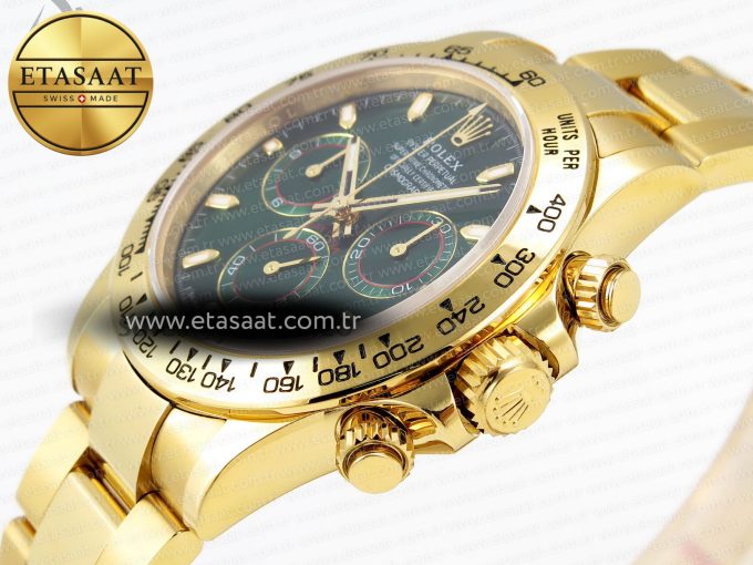 Rolex Daytona 116508 GREEN DIAL SA4130 - Görsel 8