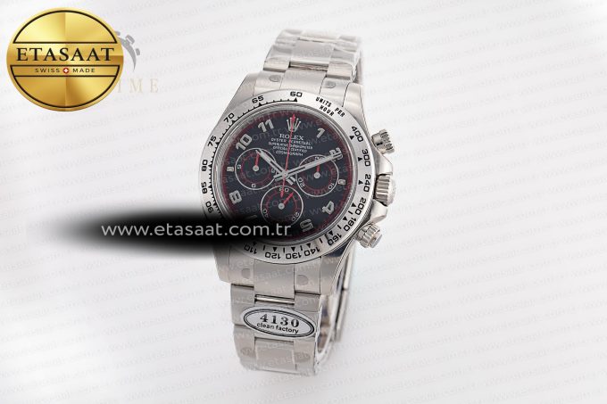 Daytona 116509 Clean 1:1 Best Edition 904L SS Case Black Dial on SS Bracelet SA4130 V2 - Görsel 1