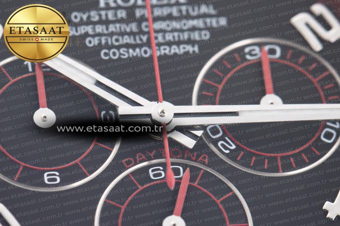 Daytona 116509 Clean 1:1 Best Edition 904L SS Case Black Dial on SS Bracelet SA4130 V2 - Görsel 10