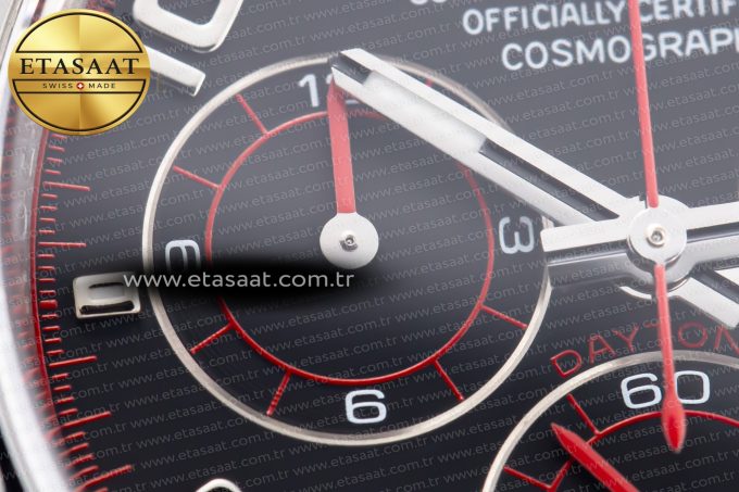 Daytona 116509 Clean 1:1 Best Edition 904L SS Case Black Dial on SS Bracelet SA4130 V2 - Görsel 12