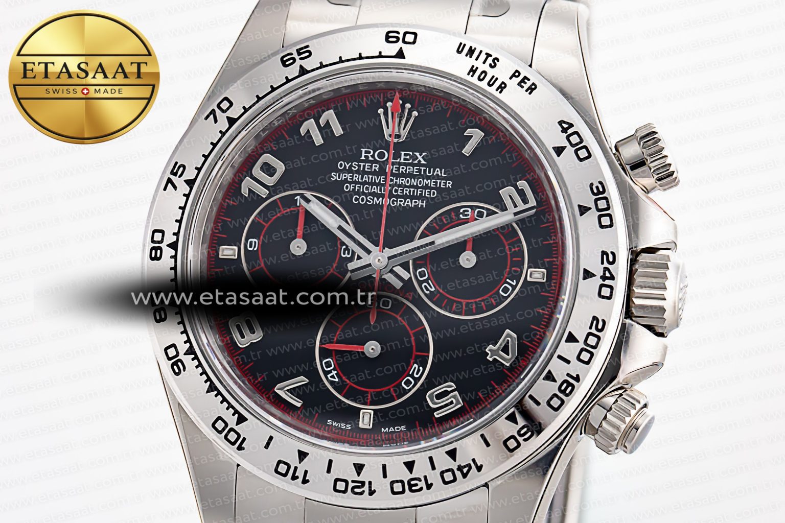 Daytona 116509 Clean 1:1 Best Edition 904L SS Case Black Dial on SS Bracelet SA4130 V2 - Görsel 4