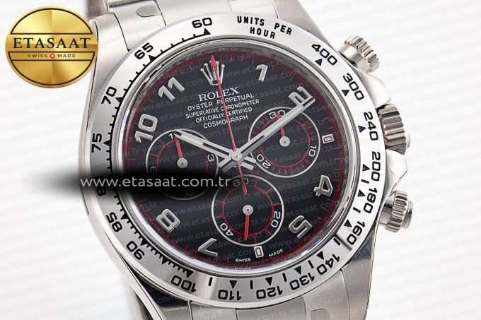 Daytona 116509 Clean 1:1 Best Edition 904L SS Case Black Dial on SS Bracelet SA4130 V2 - Görsel 6