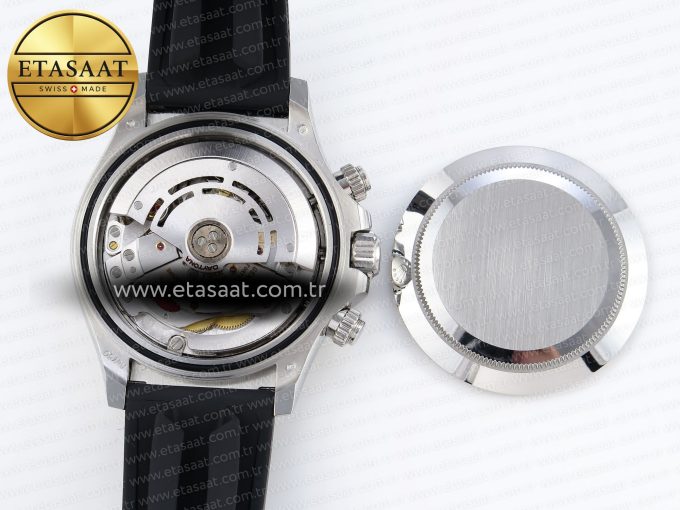 Daytona 116509 Clean 1:1 Best Edition 904L SS Case Garnet Dial on Oysterflex Rubber Strap A4130 - Görsel 14