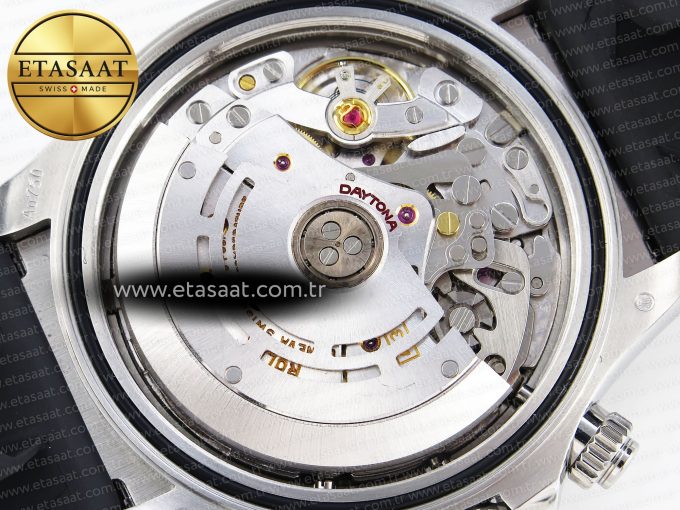 Daytona 116509 Clean 1:1 Best Edition 904L SS Case Garnet Dial on Oysterflex Rubber Strap A4130 - Görsel 15