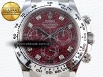 Daytona 116509 Clean 1:1 Best Edition 904L SS Case Garnet Dial on Oysterflex Rubber Strap A4130 - Görsel 4