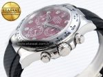 Daytona 116509 Clean 1:1 Best Edition 904L SS Case Garnet Dial on Oysterflex Rubber Strap A4130 - Görsel 8