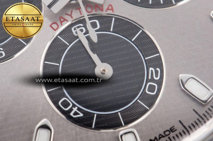 Daytona 116509 Clean 1:1 Best Edition 904L SS Case Gray Dial on SS Bracelet SA4130 V2 - Görsel 12