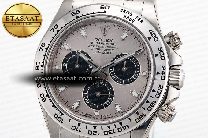Daytona 116509 Clean 1:1 Best Edition 904L SS Case Gray Dial on SS Bracelet SA4130 V2 - Görsel 4