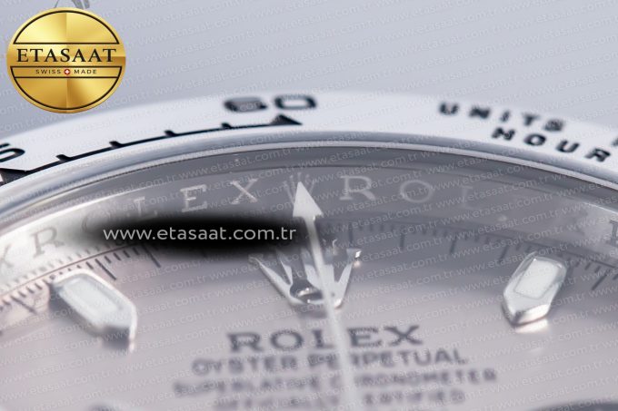 Daytona 116509 Clean 1:1 Best Edition 904L SS Case Gray Dial on SS Bracelet SA4130 V2 - Görsel 8
