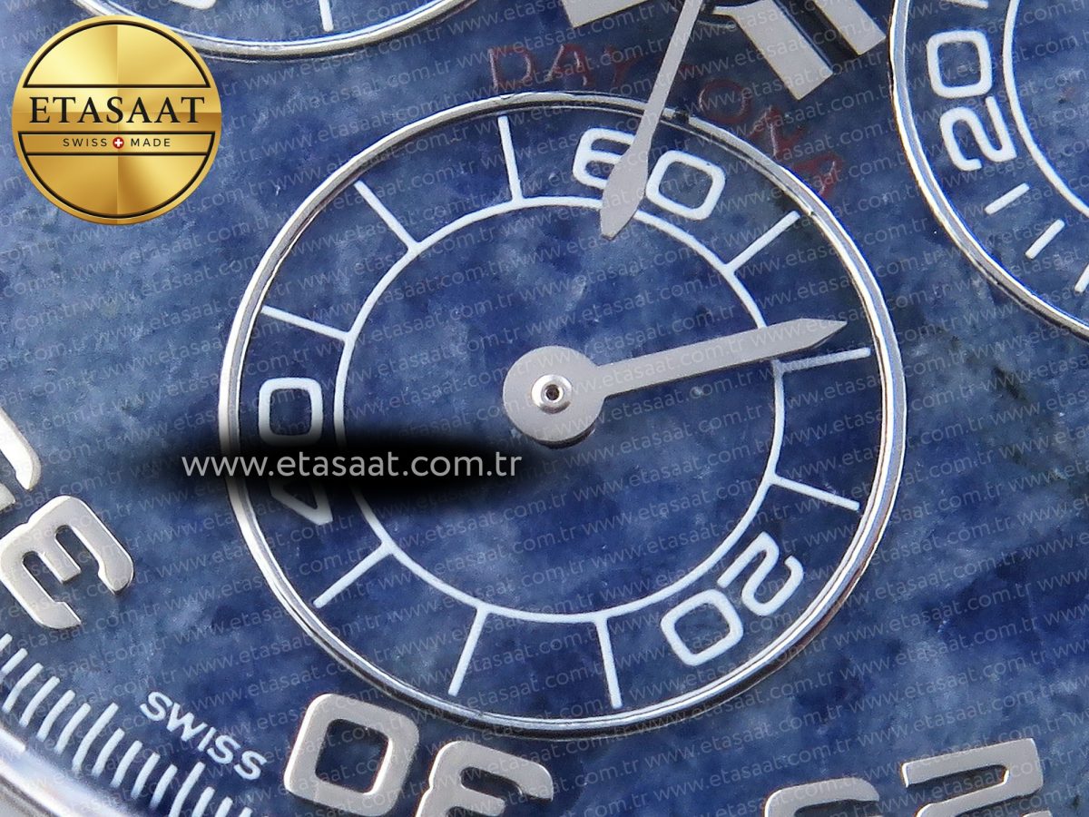 Rolex Daytona 116509 Clean  Blue Chalcedony Dial Oysterflex A4130 - Görsel 12
