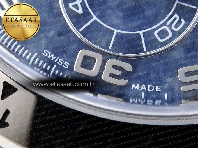 Daytona 116509 Clean 1:1 Best Edition 904L Stainless Steel Case Blue Chalcedony Dial Oysterflex Stainless Steel Strap A4130 - Görsel 13