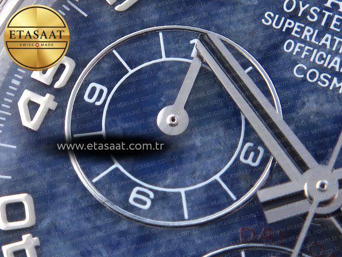 Daytona 116509 Clean 1:1 Best Edition 904L Stainless Steel Case Blue Chalcedony Dial Oysterflex Stainless Steel Strap A4130 - Görsel 14
