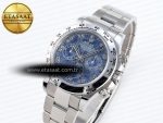 Daytona 116509 Clean 1:1 Best Edition 904L Stainless Steel Case Blue Chalcedony Dial Oysterflex Stainless Steel Strap A4130 - Görsel 2