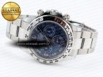 Daytona 116509 Clean 1:1 Best Edition 904L Stainless Steel Case Blue Chalcedony Dial Oysterflex Stainless Steel Strap A4130 - Görsel 7